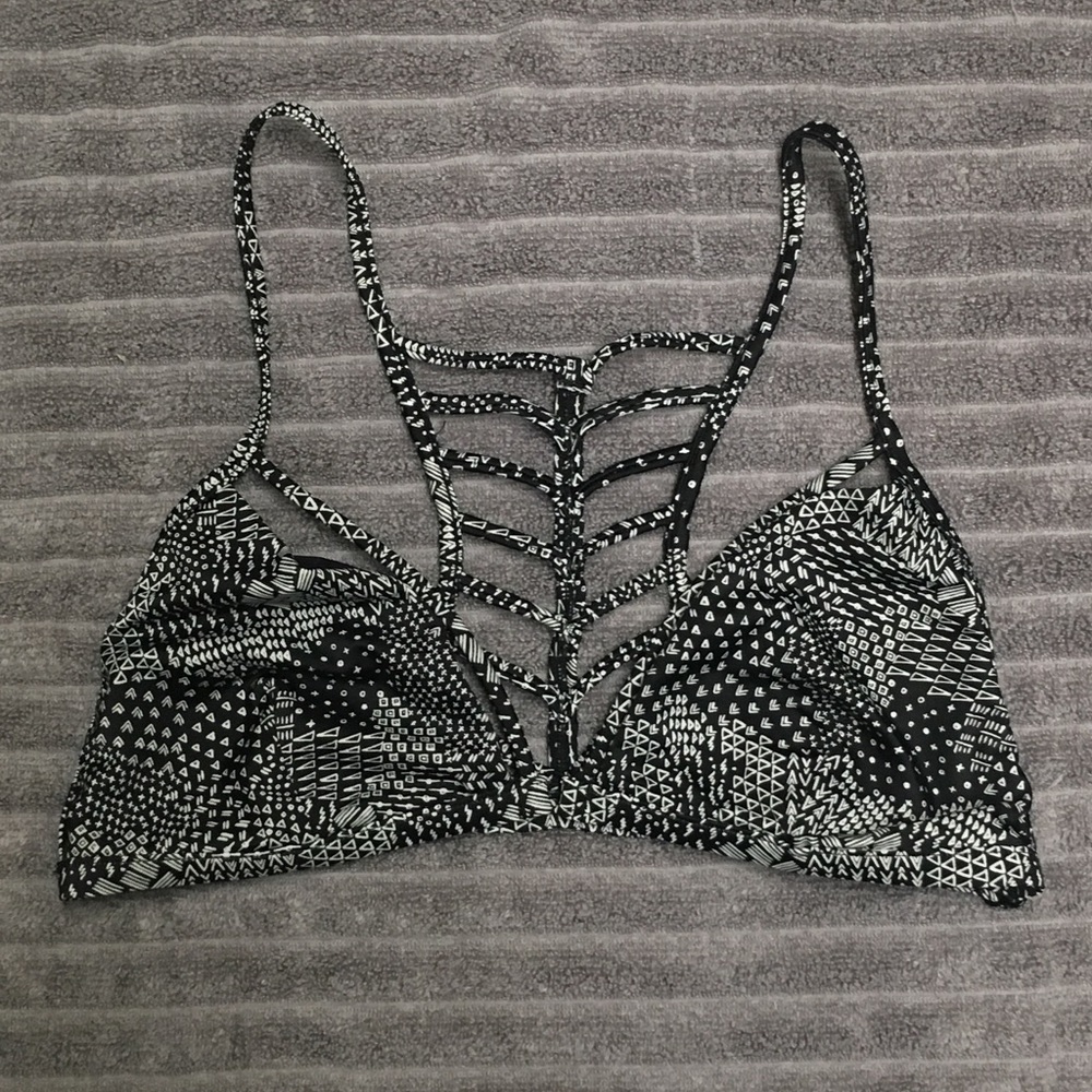 RVCA Martian Ditsy Triangle Bikini Top